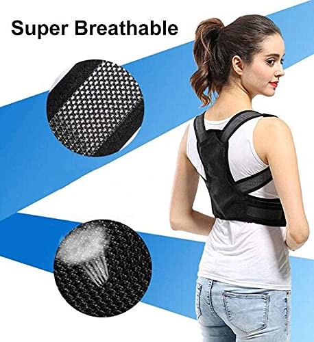 Corrector de postura de espalda Back Posture correctores se pueden ajustar for que los hombres y las mujeres puedan mejorar la cifosis de espalda y alivie el dolor de espalda del hombro y el cuello