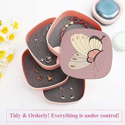 Creatividad Personalidad Rotar la Joyero Espejo Imprimir Insectos Mariposa Bastón Figura Regalo Regalo para Niños Compañeros de Clase, Colegas, Hermanas, Mujeres, Madres, Novias, Esposas Hijas