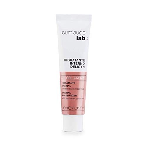 CUMLAUDE Lab Deligyn - Gel Crema Hidratante Vaginal Interno Con Cánula Aplicadora, 30 ml, Vanilla