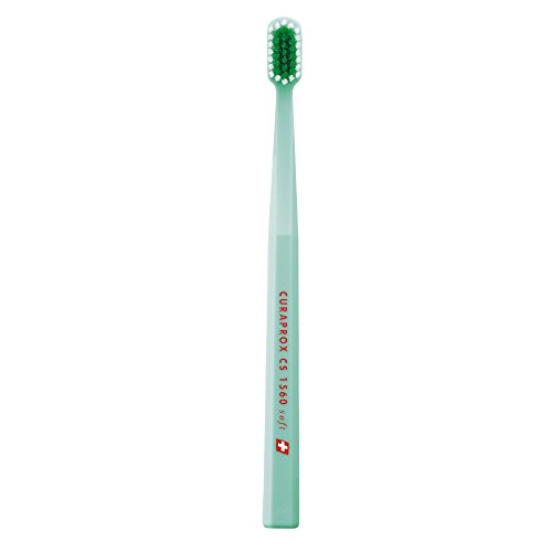 Curaprox 1560 - Cepillo de dientes suave [Paquete triple] [Clasificado]