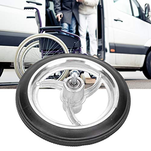 CUTULAMO Rueda Delantera para Silla, neumático Delantero para discapacitados SIN Necesidad DE INFLAR Excelente Rendimiento de absorción de Impactos para Interiores para Ancianos