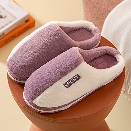 Dasongff Pantuflas de invierno para hombre, de espuma viscoelástica, antideslizantes, para casa o para el hogar, regalo de cumpleaños
