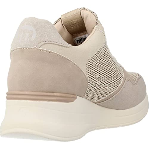 Deportivas Mujer MTNG | Deportivas Lana 60027 | MTNG Mujer | Deportivas Casual | Cierre con Cordones | 49687 | Beige | 39