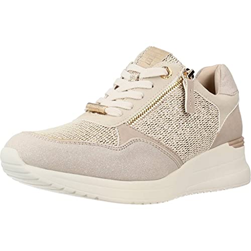Deportivas Mujer MTNG | Deportivas Lana 60027 | MTNG Mujer | Deportivas Casual | Cierre con Cordones | 49687 | Beige | 39
