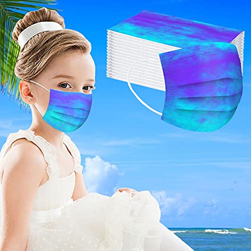Diferentes números de Protectores dentales universales para niños y niñas, turbantes Azules y Bufandas Que no se Pueden reutilizar, Lindos Accesorios para Salir
