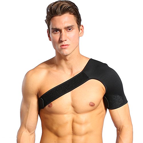 Doact Hombrera ajustable Soporte para hombros Support Wrap Abrazadera del manguito rotador conjunto para mujeres Lio Athletic hombro del fútbol Inmovilizador para hombres hombro del Labrum