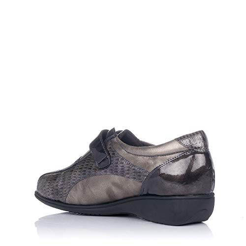 DOCTOR CUTILLAS 53551 Deportivo Piel Ancho Especial Mujer Antracita 39