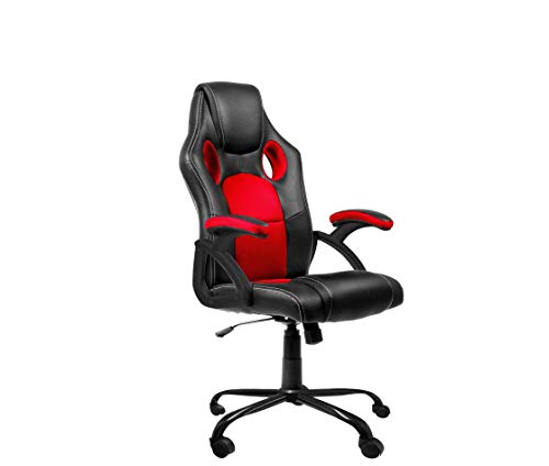 Dormidán- Silla Gaming, Escritorio, regulación en Altura, Racing SR-1 (Roja)