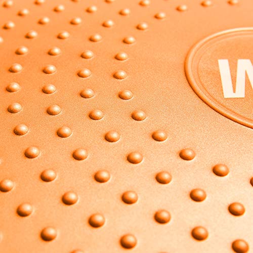 #DoYourFitness Cojin Equilibrio »Blowup« Bomba incluida/Disco de equilibro para Entrenamiento, rehabilitación, Ejercicios de Espalda/Cojin Wobble, 33 cm/Peso máximo 140 kg/Naranja