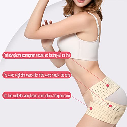 DXDUI Anterior Pelvic Tilt Corrección Cinturón Corrección Hip Lift Postparto Recuperación Elástica Transpirable Ajustable Ajustable Hombres Y Mujeres Alivio Ciática Pelvis Bajo LEspalda