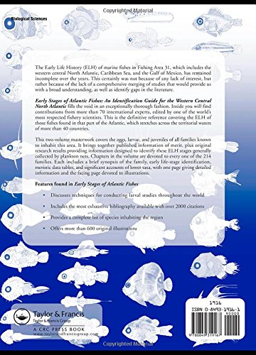 Early Stages of Atlantic Fishes: An Identification Guide for the Western Central North Atlantic, Two Volume Set (Marine Biology)