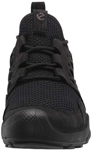 ECCO Women's Biom Aex Gore-tex Waterproof Trainer Running Shoe, Black/Black Nubuck, Numeric_9_Point_5