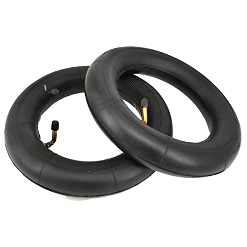 EhuaStore® - Lote de 2 cámaras de aire para patinete eléctrico de 10 x 2,5 pulgadas, 250 x 60 mm, válvula acodada, sólida y duradera