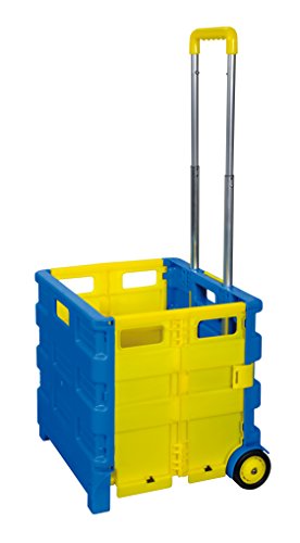 Einkaufstrolley plegable hasta 25kg compras shopper scooter de compras plegable carrito carretilla caja plegable