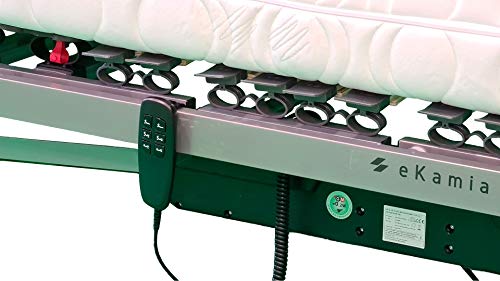 ekamia - Cama Articulada Eléctrica Eris con Colchón Luka - 135cm x 190cm, Mando con Cable