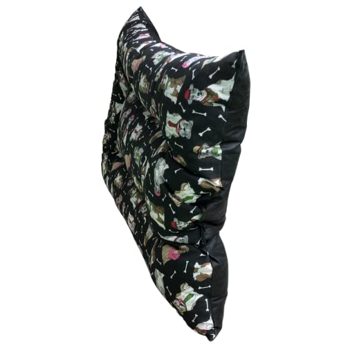 El Ático Home Cama Perro Lavable Grande. Cama para Mascotas. Colchoneta Perro Lavable. 100x60 cm.