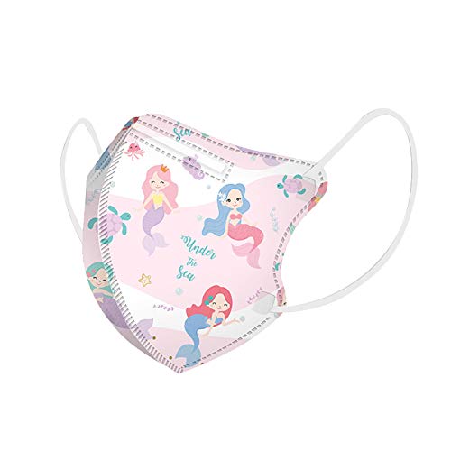 FACAIAFALO 10 Unidades Unisex Niños Desechables Infantil de Filtro de Elásticos Bufanda Moda Universal 5 Capa Elástico Earloop Neckerchief Chal Bandanas para 0-4 años (02#D)
