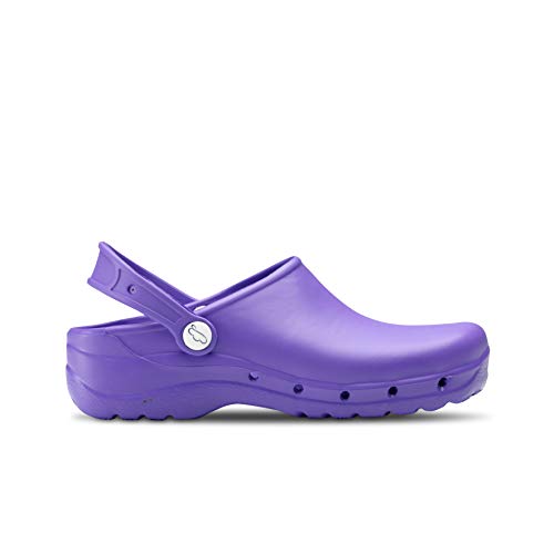 Feliz Caminar - Zuecos Sanitarios Flotantes, Lavanda, 37 EU