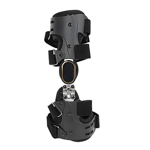 Férula De Rodilla, Soporte Ajustable Después De La Cirugía, Rodillera Ortopédica, Soporte De Rodilla Para Corrección De Varo/Valgo Para Lesiones De Ligamentos Para Lesiones Deportivas(Pie izquierdo)
