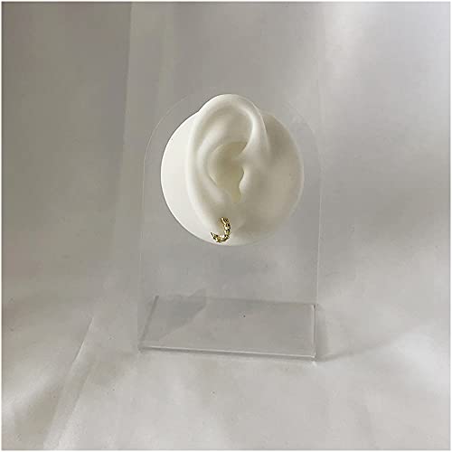 FHUILI Modelo de Oreja Artificial de Silicona Suave - Simulación Pieza del Cuerpo Humano Modelo de Oreja de Silicona - Modelo de Oreja de Silicona Suave - para acupuntura, escogida de oído,1pair