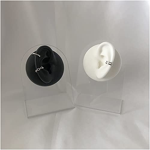 FHUILI Modelo de Oreja Artificial de Silicona Suave - Simulación Pieza del Cuerpo Humano Modelo de Oreja de Silicona - Modelo de Oreja de Silicona Suave - para acupuntura, escogida de oído,1pair