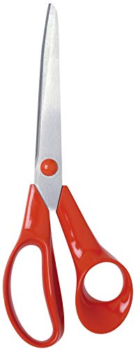 Fiskars Tijeras universales Para zurdos, Longitud total: 21 cm, Cuchillas de acero inoxidable/mangos de plástico, Classic, 1005147