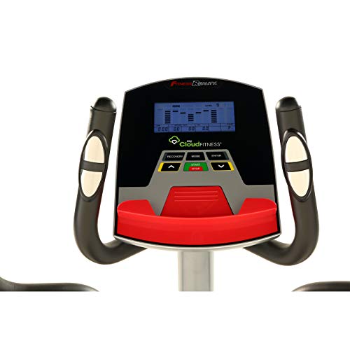 Fitness Reality Ei7500XL Bluetooth Smart Cloud Fitness Máquina Elíptica, con Bluetooth e App Gratis, fijación de Objetivos, 45cm Longitud de zancada, Sistema de Freno magnético electrónico