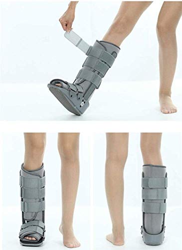 Fractura Fijo Walker Arranque, Tobillo Tirantes Corto Fractura Walker Botas - se Ajusta Tanto a la Izquierda y el pie Derecho 8.30 (Color : Gray, Size : Large)