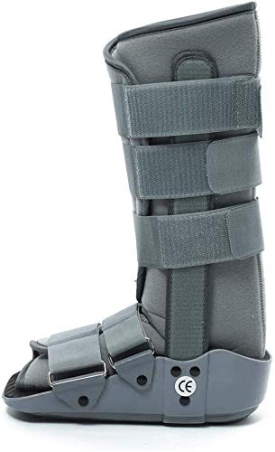 Fractura Fijo Walker Arranque, Tobillo Tirantes Corto Fractura Walker Botas - se Ajusta Tanto a la Izquierda y el pie Derecho 8.30 (Color : Gray, Size : Large)