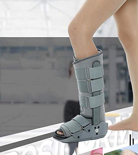 Fractura Fijo Walker Arranque, Tobillo Tirantes Corto Fractura Walker Botas - se Ajusta Tanto a la Izquierda y el pie Derecho 8.30 (Color : Gray, Size : Large)