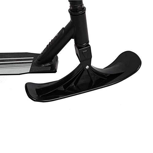 FralnFit Trineo de esquí para scooter de nieve, nieve, 2 en 1, deportes de invierno, accesorios para trineos al aire libre, accesorios deportivos negro