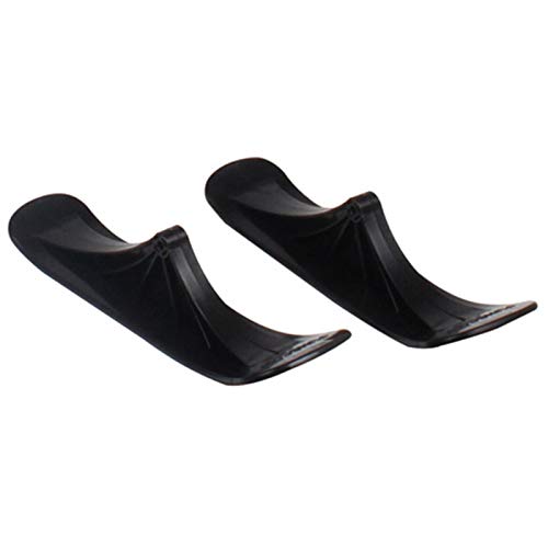 FralnFit Trineo de esquí para scooter de nieve, nieve, 2 en 1, deportes de invierno, accesorios para trineos al aire libre, accesorios deportivos negro