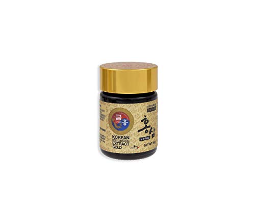 Ginseng Rojo Coreano Extracto GOLD 50g concentrado 100% natural - Curación de 45 dias - Alto contenido de saponinas 80mg/g - ginsenósidos Rg1, Rb1, Rg3 > 13mg/g