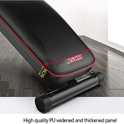 GJG Banco De Pesas Ajustable, Taburete con Mancuernas Plegable, con Extensión De Piernas Y Flexión De Piernas, Entrenamiento En Casa, Gimnasio, Levantamiento De Pesas