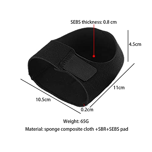 GmeDhc Protector de Talon, 1 Par Taloneras Fascitis Plantar, Ajustable Protector Talon, Taloneras Espolon Calcaneo, Plantilla Espolon Calcaneo para Aliviar el Dolor y la Presión Del Talón, L