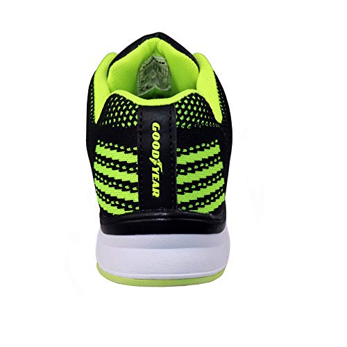 Goodyear Workwear GYSHU1571 - Zapatillas de seguridad para hombre (metal, sin compuesto), 11 UK, negro/verde, 1