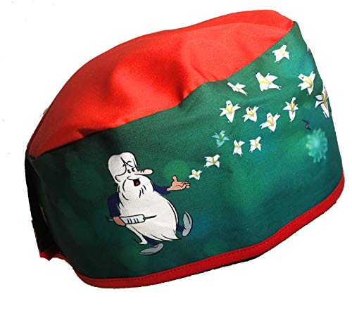 Gorro médico, quirófano, enfermero, dentista, veterinario, Vida virus, pelo corto.