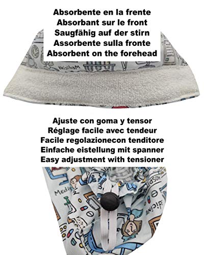 Gorro quirofano INSTRUMENTAL MEDICO para Pelo Largo BolsoHatillo TC