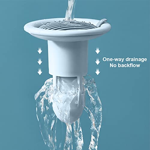 Guangcailun Aseo de la Cocina Baño de unidireccional Drenaje Drenaje Drenaje Inserte Filtro Filtro Retroceso Prevención Anti-Olor Anti-Insecto Tapón, Azul