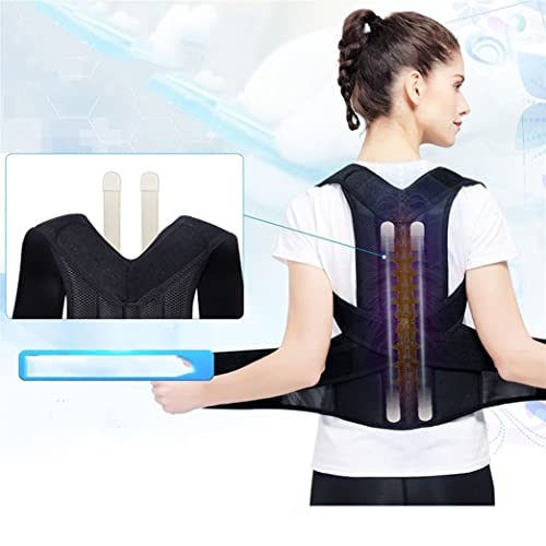 GYL-XF Corrector De Postura Enderezadora De Espalda para Hombres Y Mujeres, Corrector De Postura Corrector De Columna, Soporte De Espalda De Clavícula Superior Ajustable Y Cómodo (Size : L)