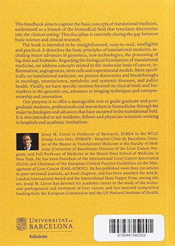 Handbook of translational medicine (MEDICA UB)