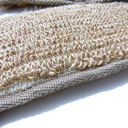 Heallily - Correa de lavado de baño larga para la espalda, esponja exfoliante para la piel en profundidad para adultos