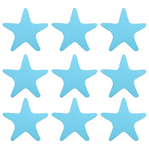Hemoton 20 Piezas Antideslizantes Pegatinas de Ducha para Bañera Bañeras de Baño Tiras de Seguridad Duchas de Baño Huellas de Estrellas Calcomanías Adhesivas Apliques para Superficies de