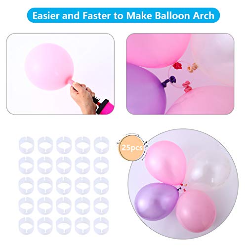 Herefun Kit de Arco de Globo, 47PCS Kit Arco Globos Soporte, Arcos de Globos de Mesa Cumpleaños para Bodas de Cumpleaños y Fiestas de Graduación Decoración Cumpleaños (A)