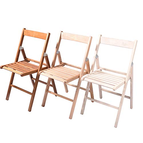 HOUSE COLLECTION HSC1394 - Silla Plegable, Natural, Multicolor, Mediana