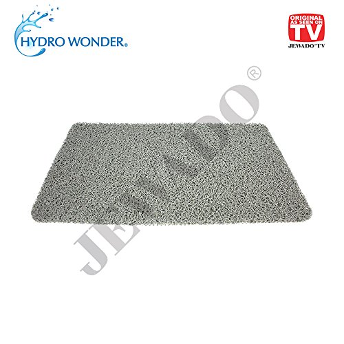 Hydro Wonder® - Alfombrilla antideslizante de lujo para bañera y ducha, 40 x 60 cm, en color beige o gris, producto original anunciado en la televisión alemana, gris, 40 x 60 cm