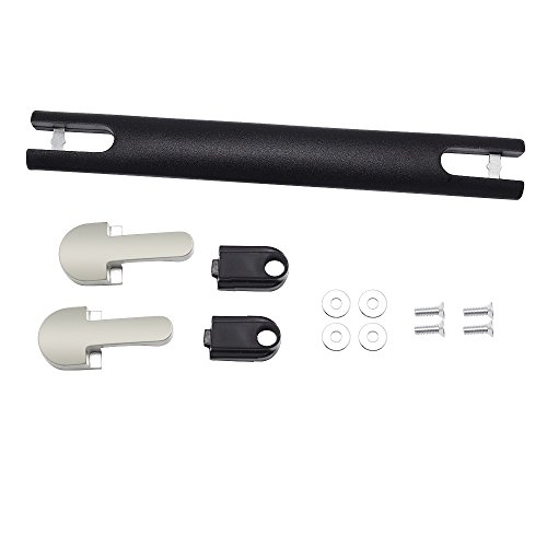 Hysagtek Juego de maletas de repuesto, mango negro, asa de repuesto, correa de repuesto para maleta, caja de herramientas, funda de guitarra, 9,8 pulgadas