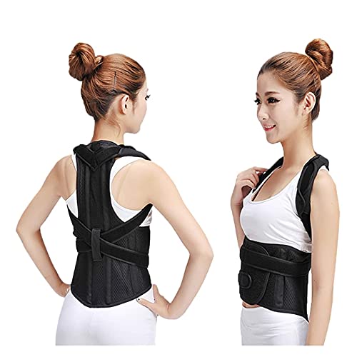 IJNBHU Corrector de Postura del Hombro Trasero Soporte de órtesis lumbo-Sacra torácica Fractura espinal médica Cifosis Brace Holgado (Color: Altura Inferior a 175 cm, Tamaño: Pequeño)