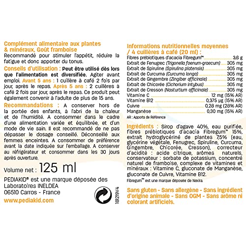 INELDEA PEDIAKID APETITO TONO 125ML