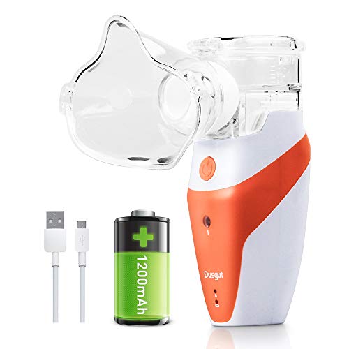 Inhalador Portátil de Malla Ultrasónica, Humidificador de Mano Para Ni?os y Adultos, Batería Recargable Incorporada, Taza de Medicación, Etiqueta de Regalo Al Azar